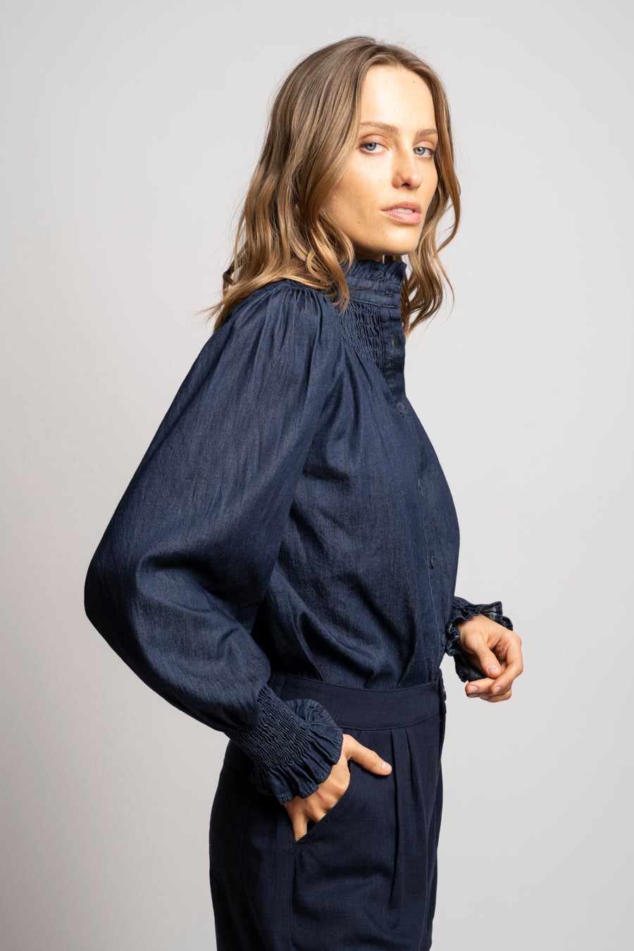 BLUSA GARDE azul r