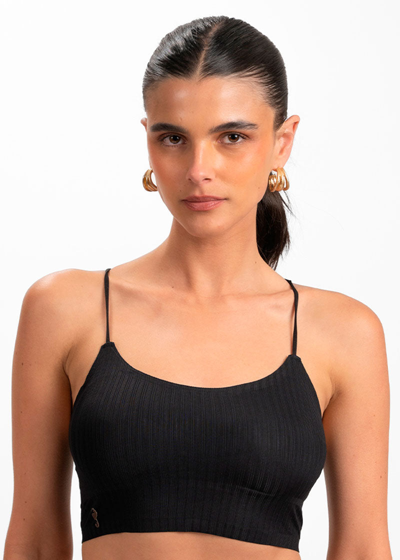 BRALETTE LAVANDA negro