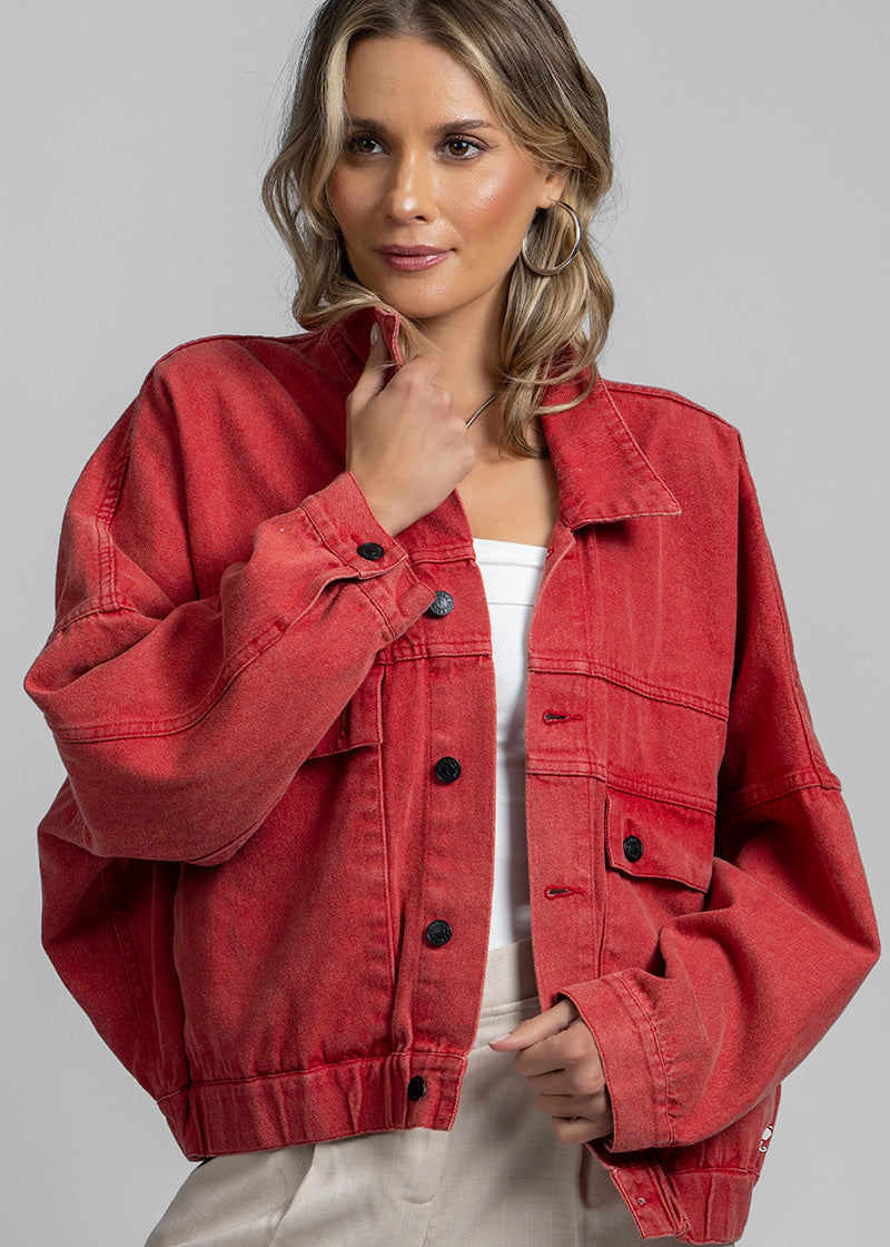 CHAQUETA MANE rojo