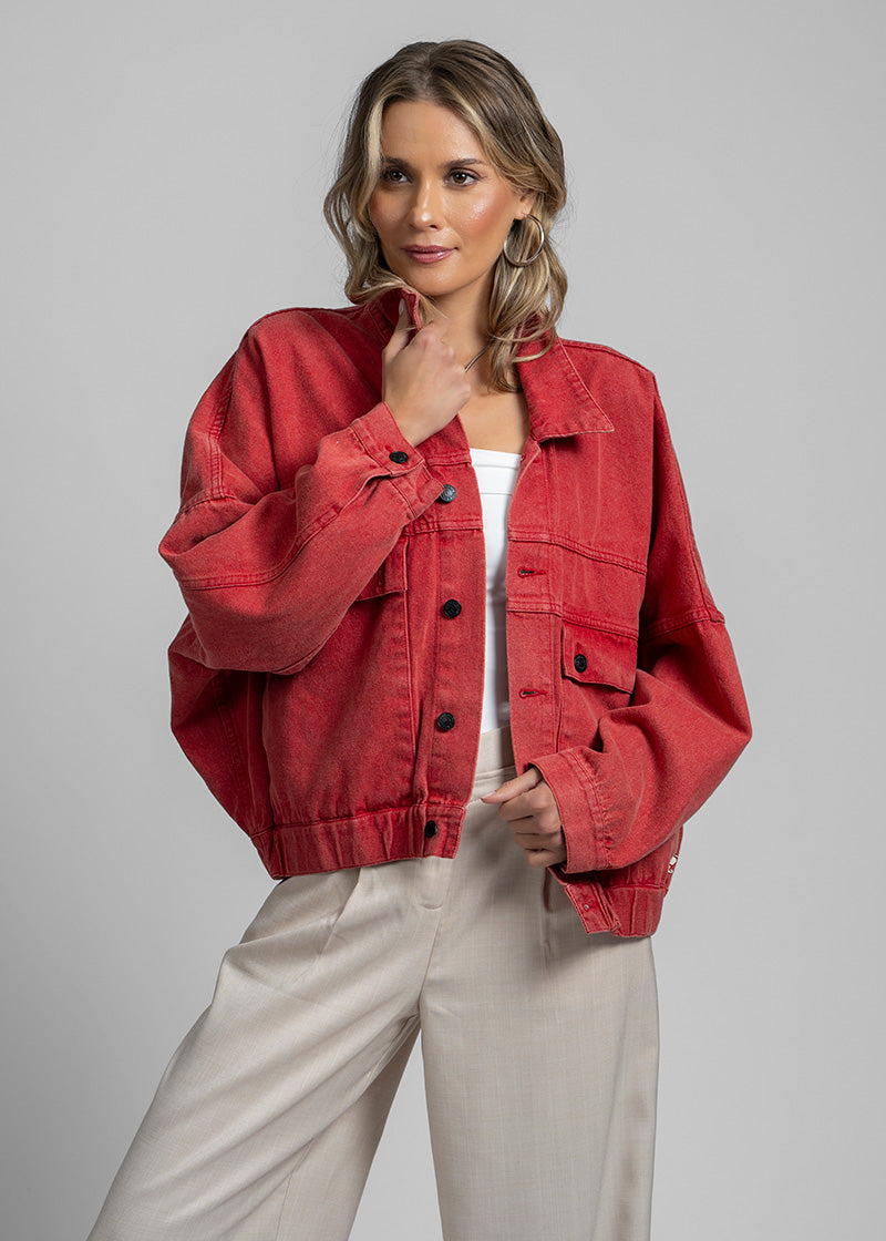 CHAQUETA MANE rojo