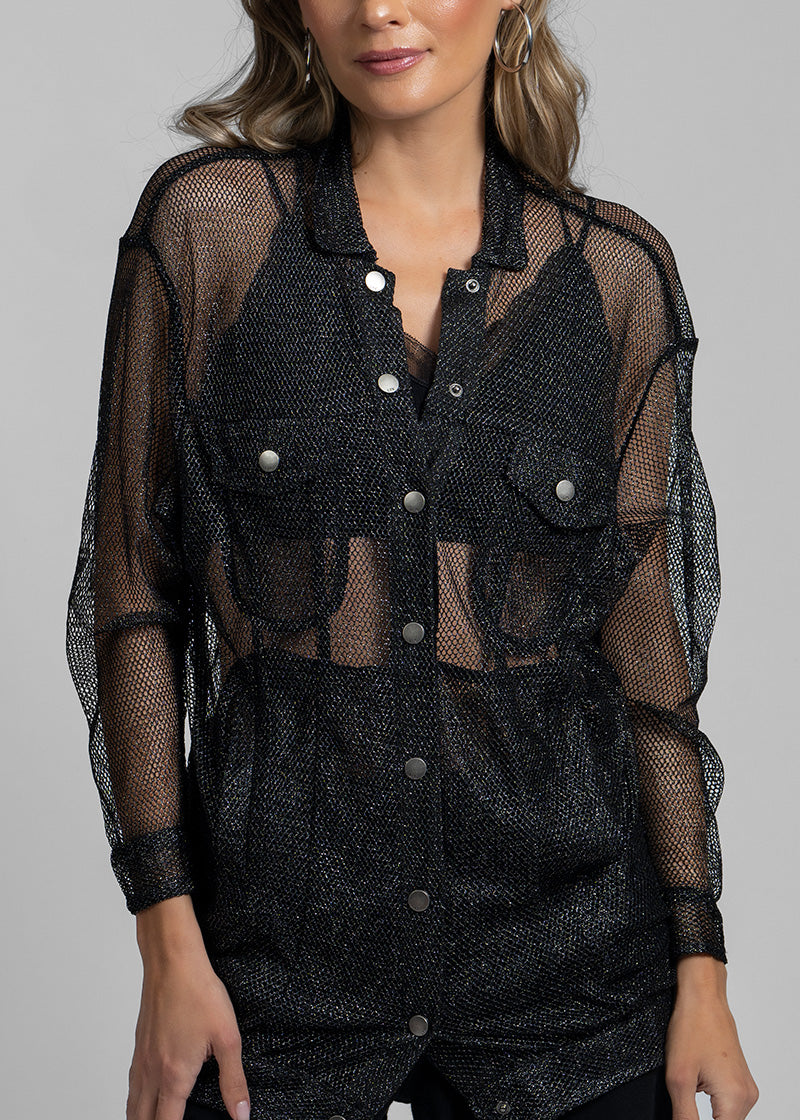 SOBRECAMISA MILEY negro