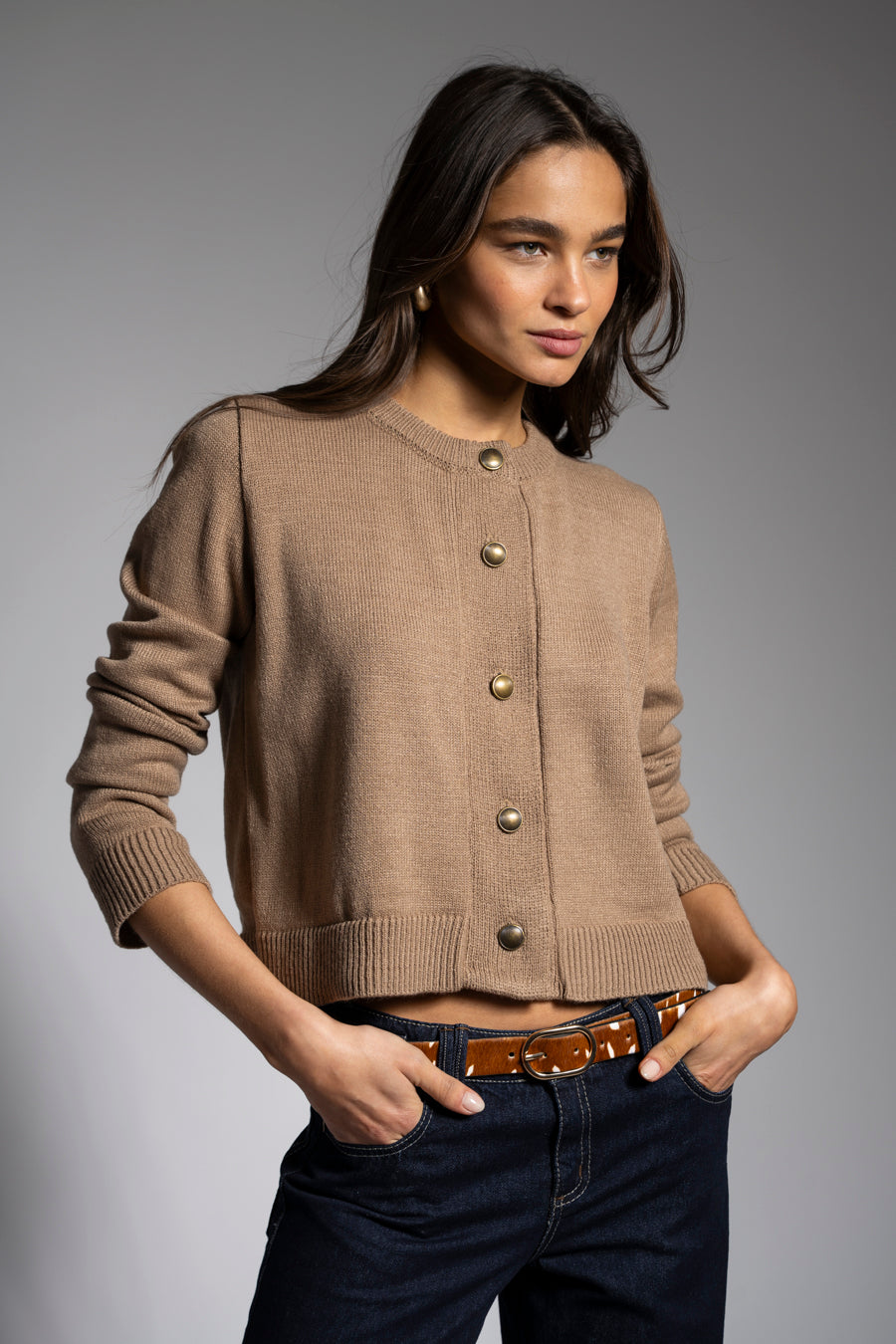 CHALECO LIVIA beige