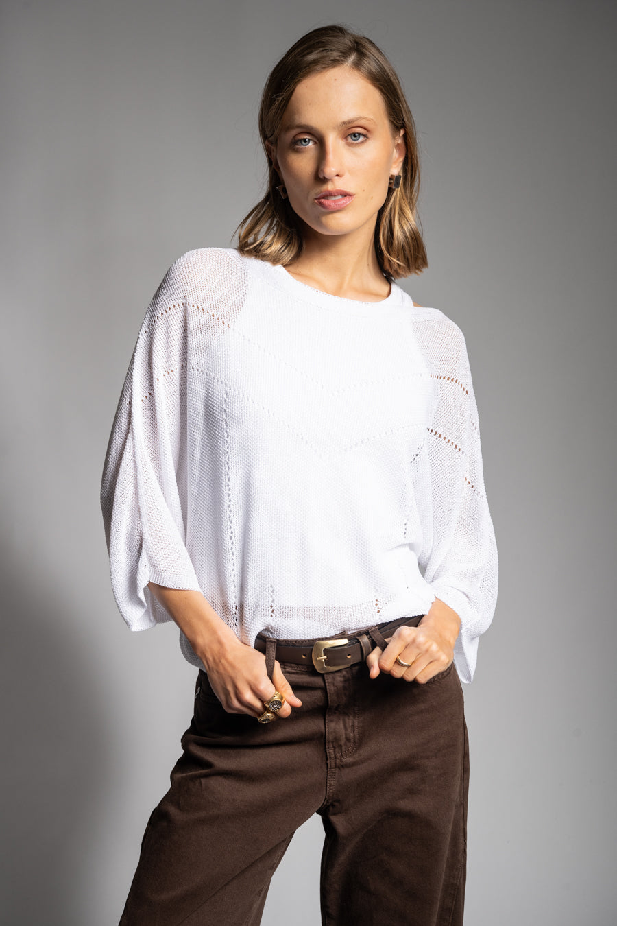 CHALECO NIZA blanco