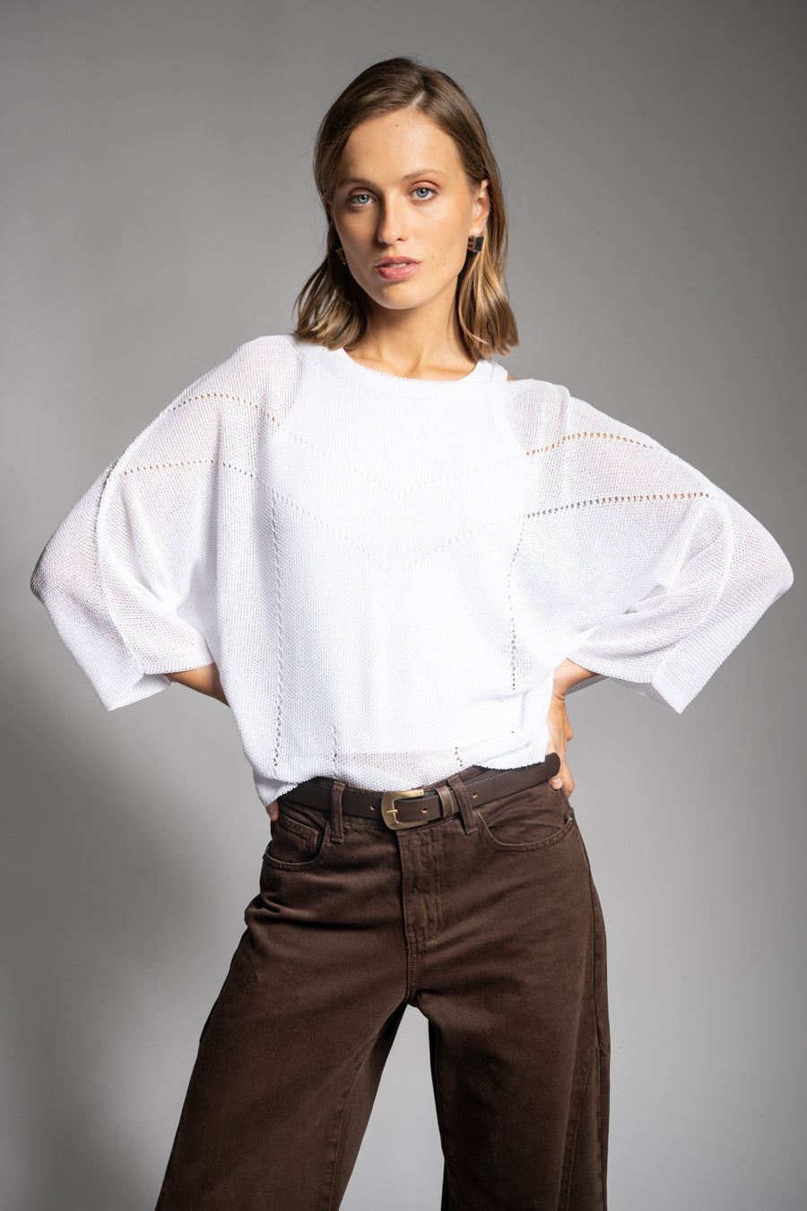 CHALECO NIZA blanco