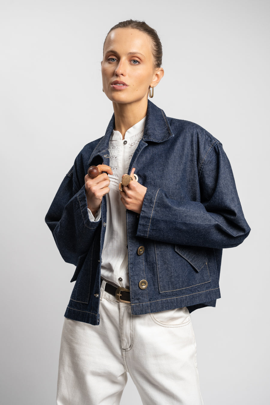 CHAQUETA AMAYA J azul R