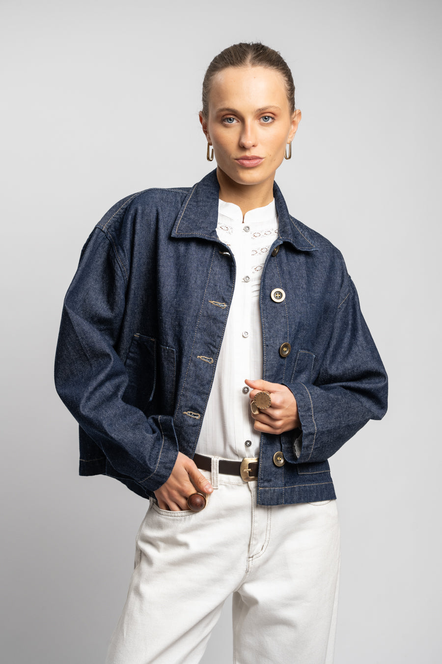 CHAQUETA AMAYA J azul R