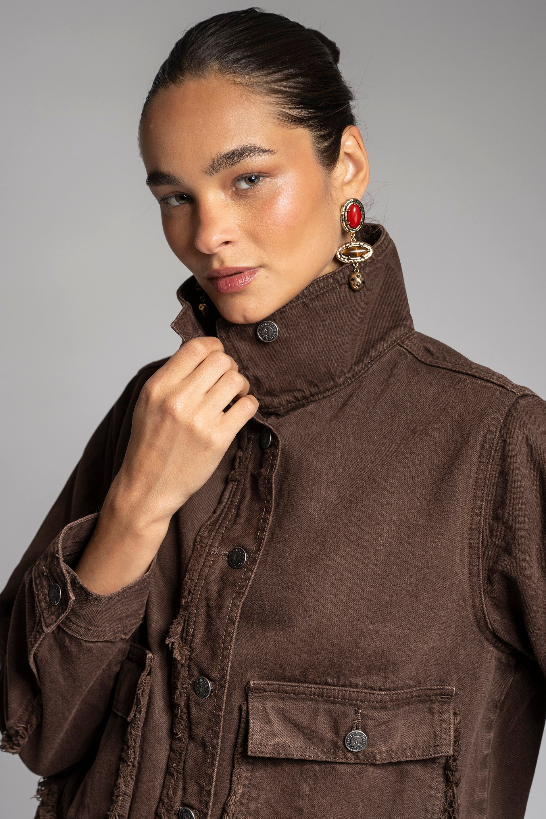 CHAQUETA TESSA chocolate