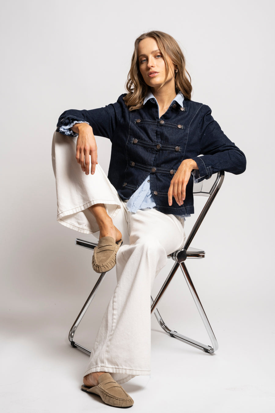 CHAQUETA EMILIA azul r