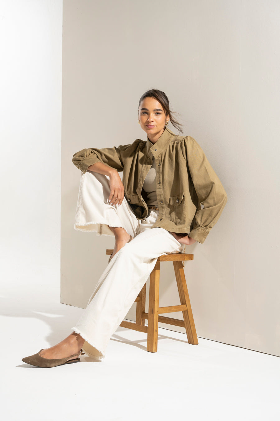 CHAQUETA GABRIELLE beige