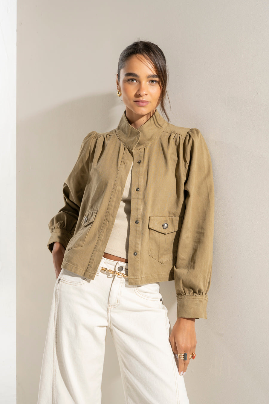 CHAQUETA GABRIELLE beige