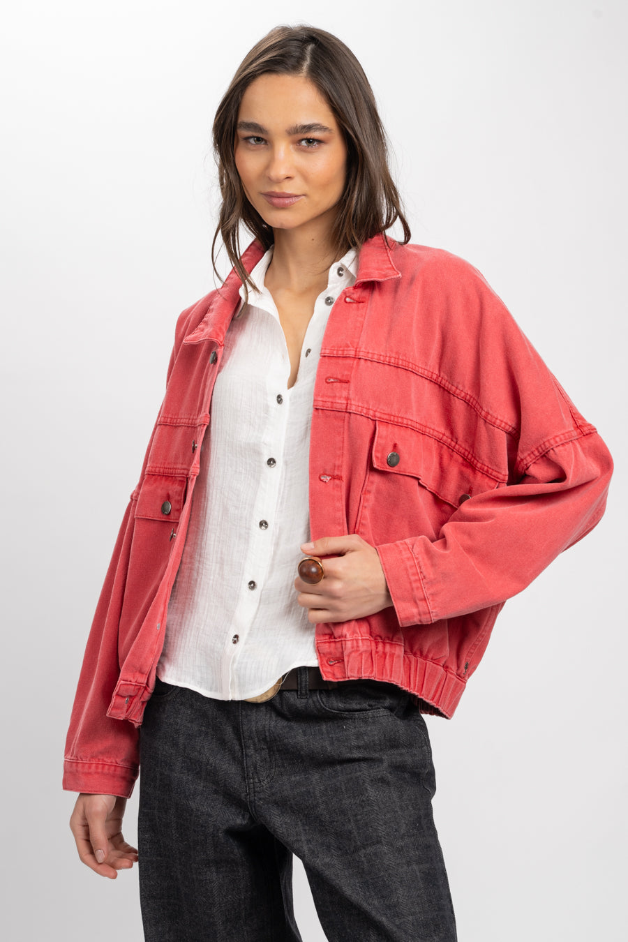 CHAQUETA MANE rojo