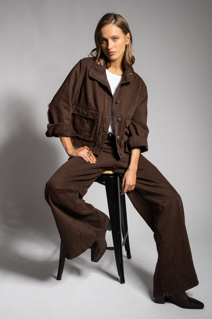 CHAQUETA TESSA chocolate