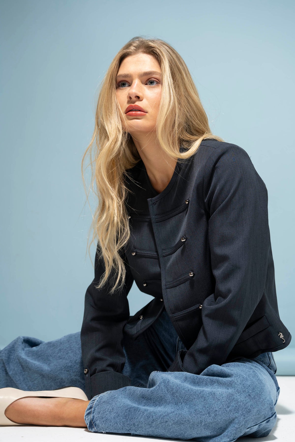 CHAQUETA BEA azul
