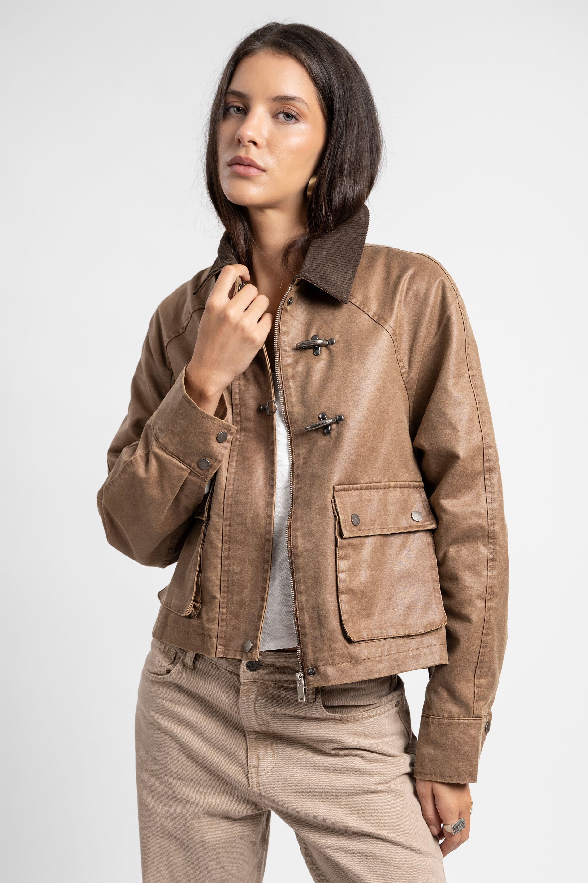 CHAQUETA HARRIET camel/café