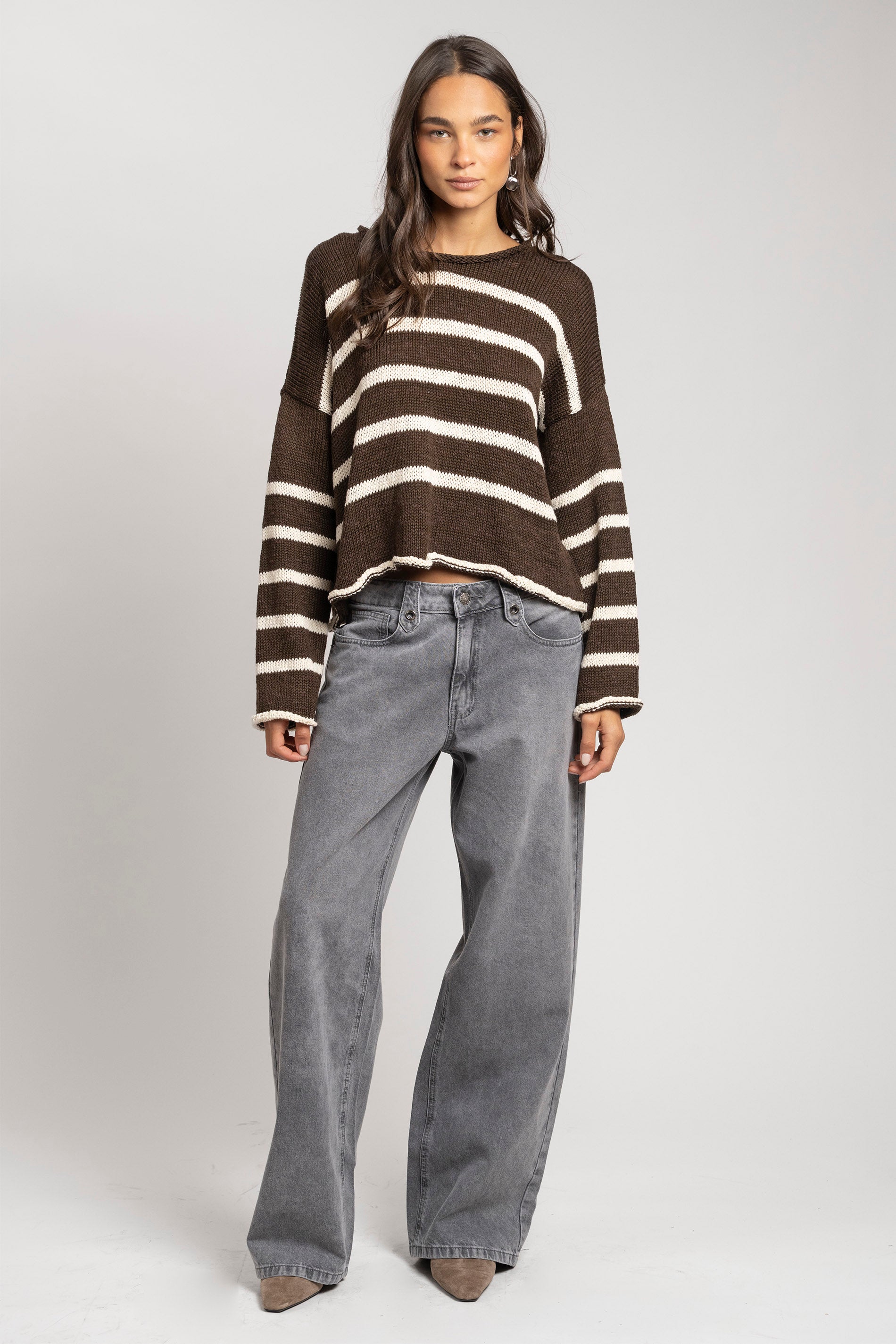 CHALECO BREDA café/crudo