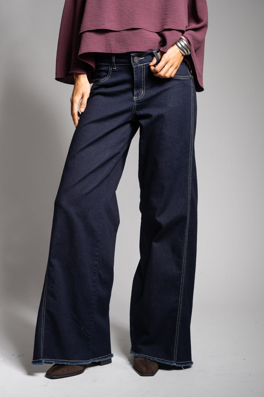 JEANS PALAZZO TIRO MEDIO ANNA azul R