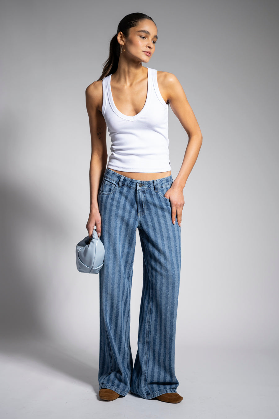 JEANS JOSEFA Tiro Bajo azul