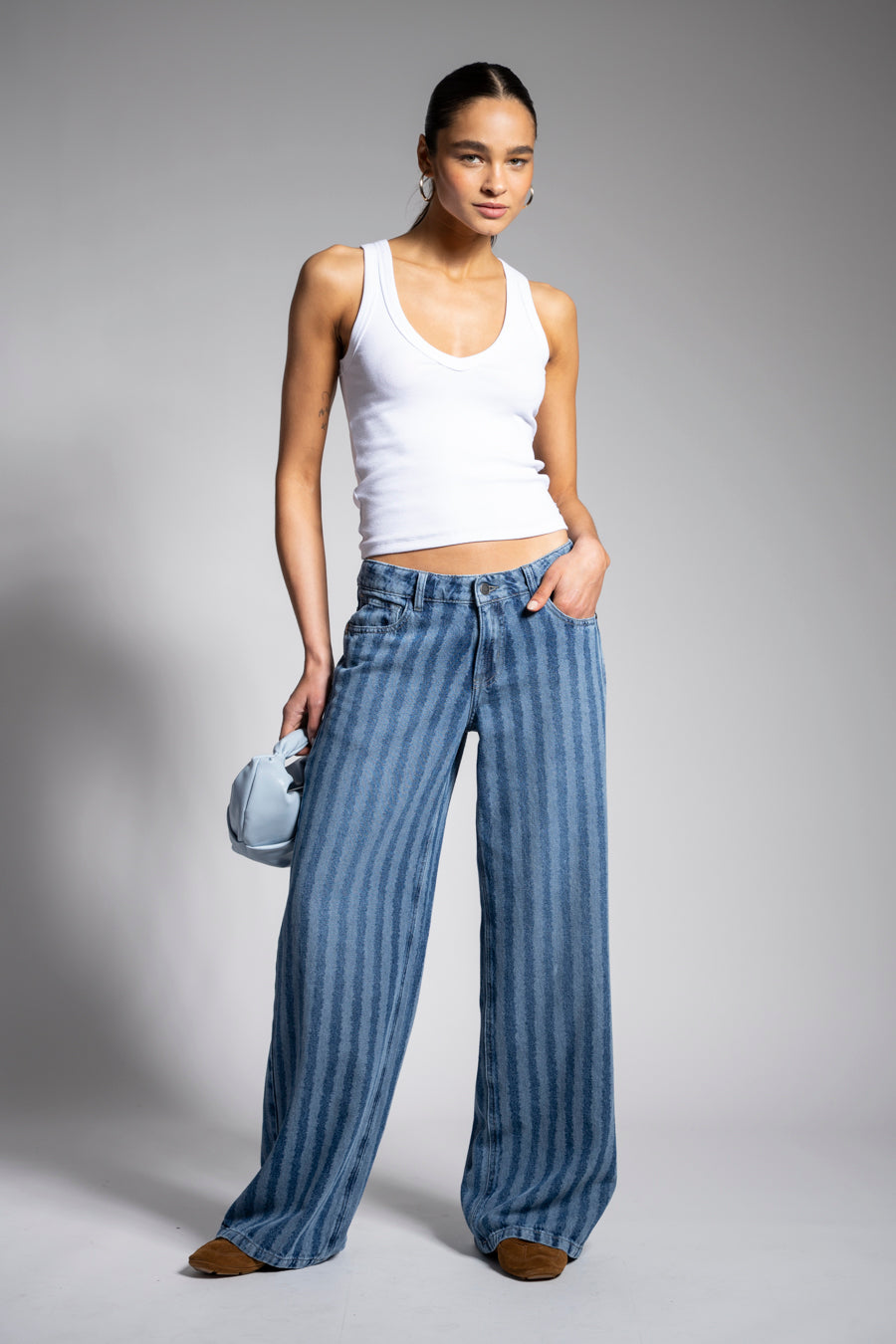 JEANS JOSEFA Tiro Bajo azul