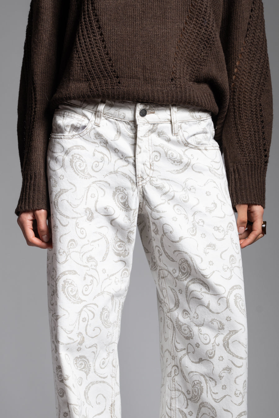 JEANS JOSEFA WIDE LEG TIRO BAJO crudo