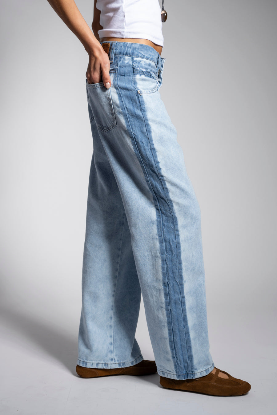 JEANS RENATA celeste
