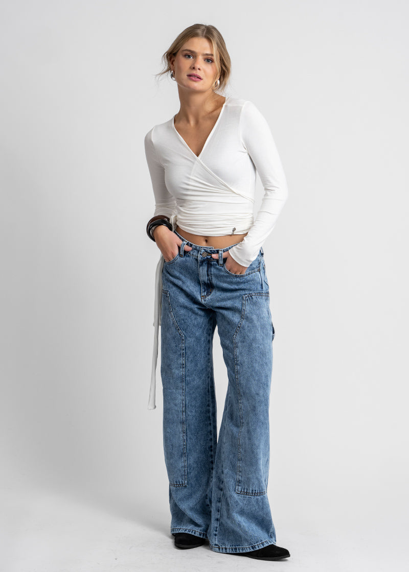 JEANS ROSARIO azul
