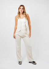 BLUSA s/mangas PIPA Lino arena