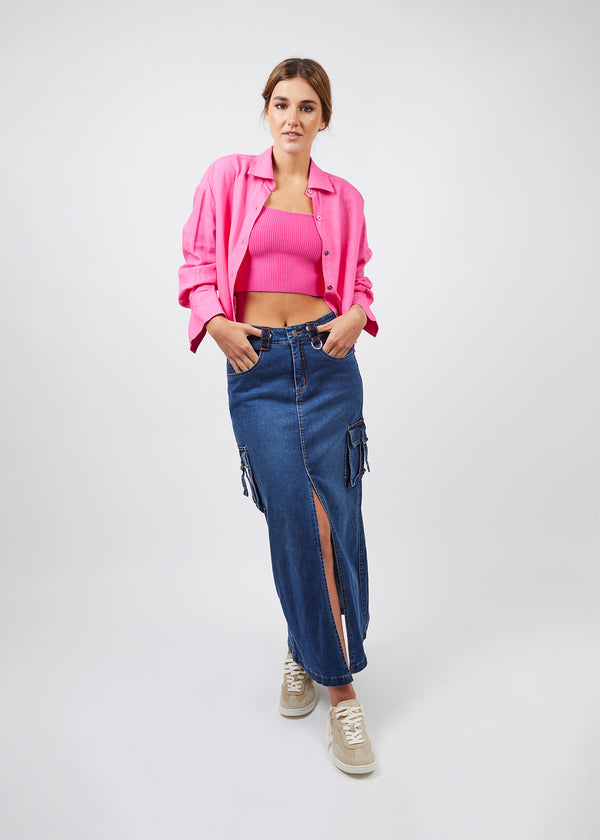 FALDA ANTONIA azul