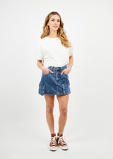 MINI CARGO CAYETANA denim