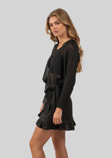 MINI BEACH Lino negro