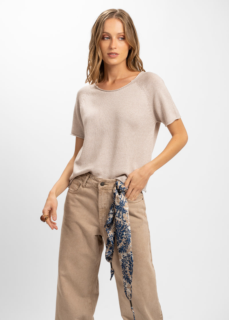 POLERA AMY beige