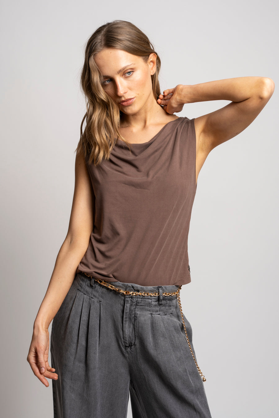 POLERA ELINA chocolate