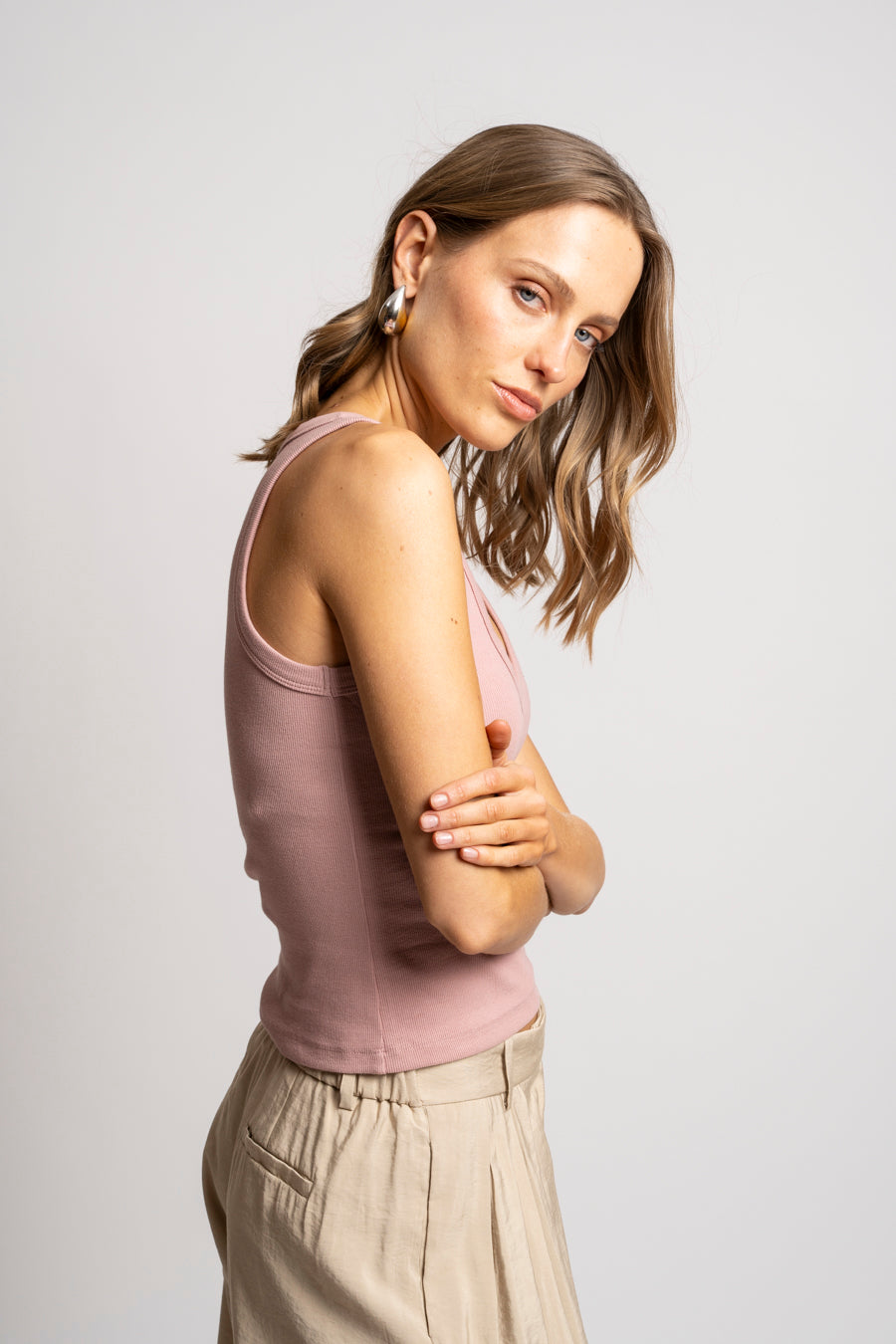 POLERA MARU V rosa claro