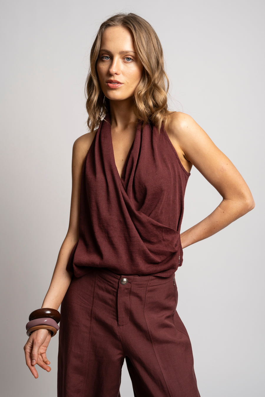 POLERA MILO vino