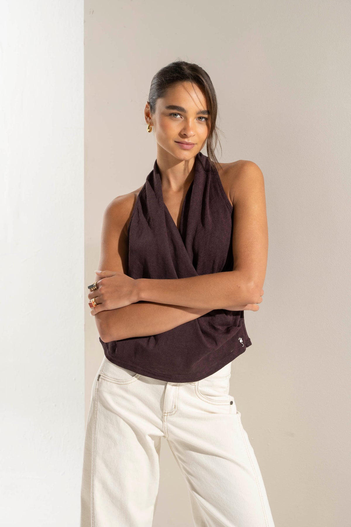 POLERA MILO café