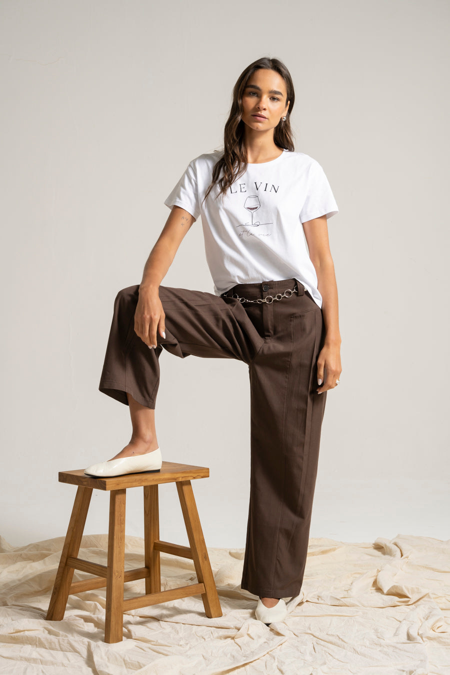 POLERA LE VIN blanco