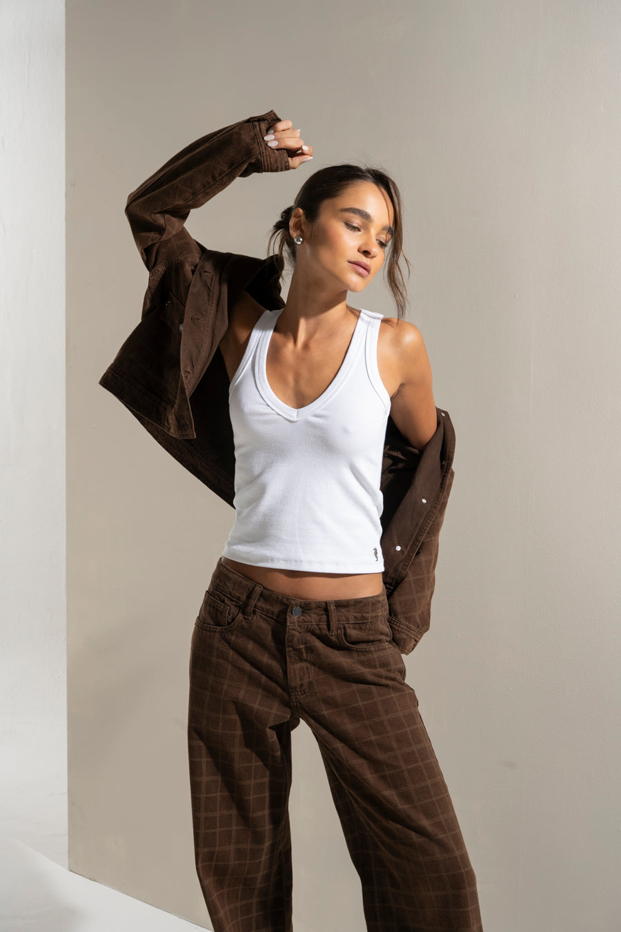 POLERA MARU V blanco