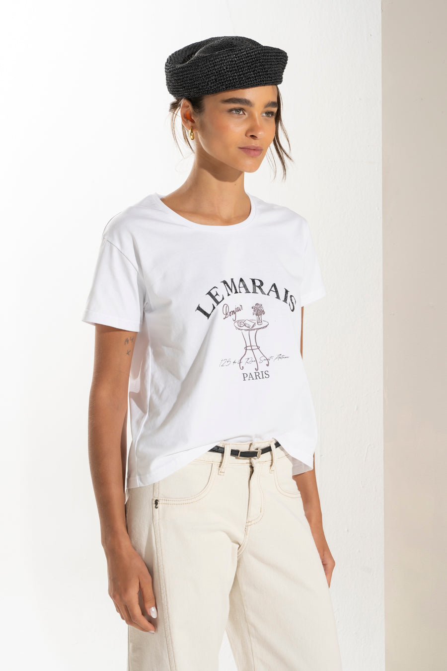 POLERA LE MARAIS blanco