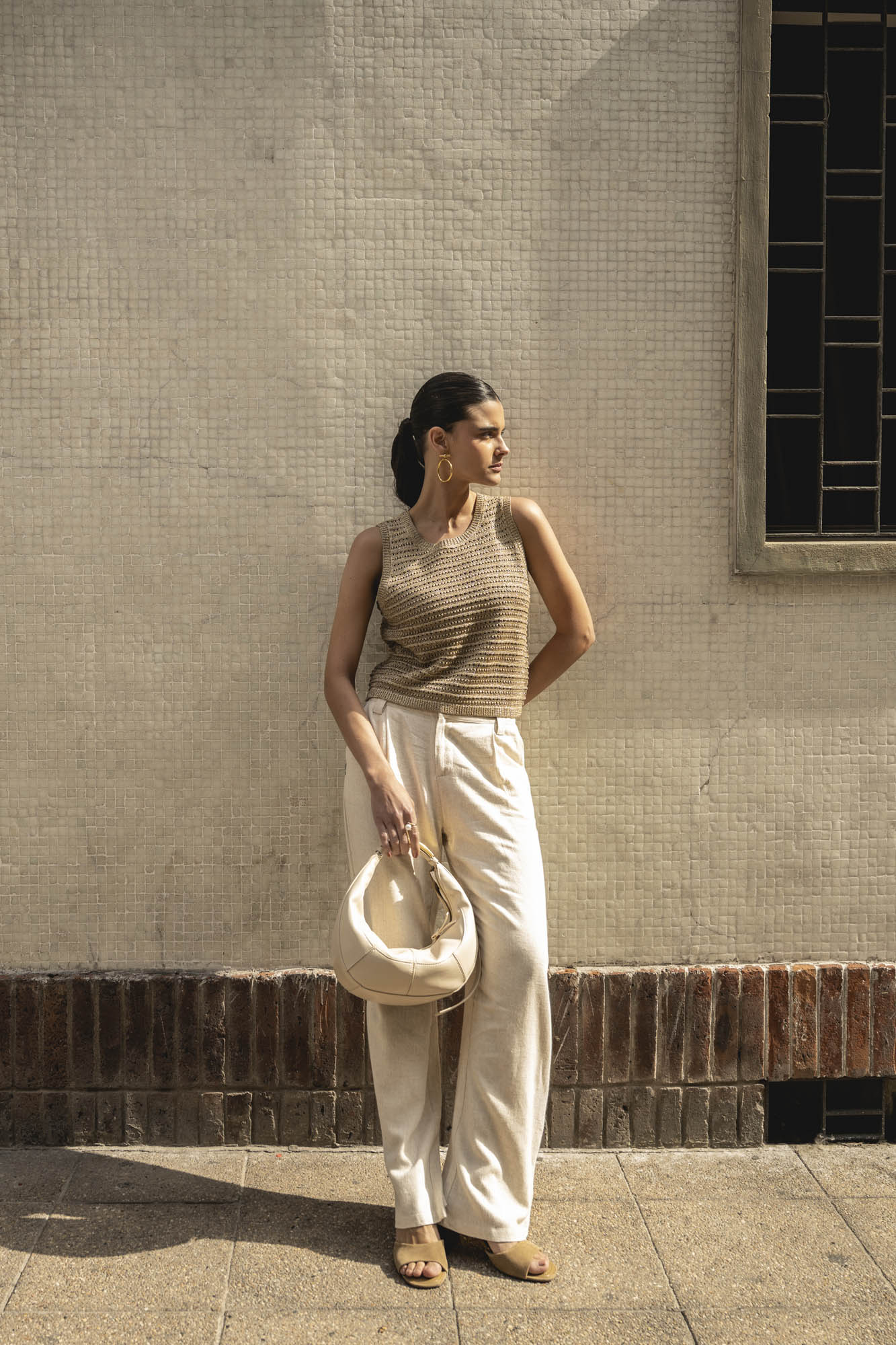 PANTALÓN JULIETA arena