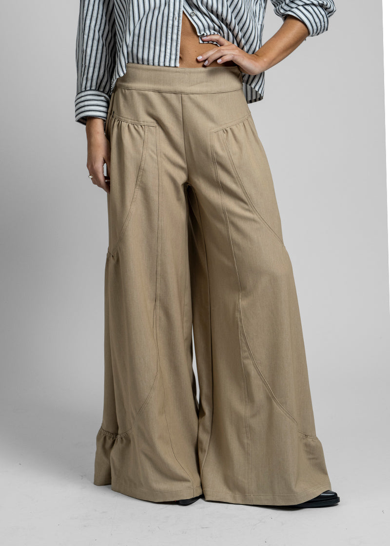 PANTALÓN FLO T Tencel beige