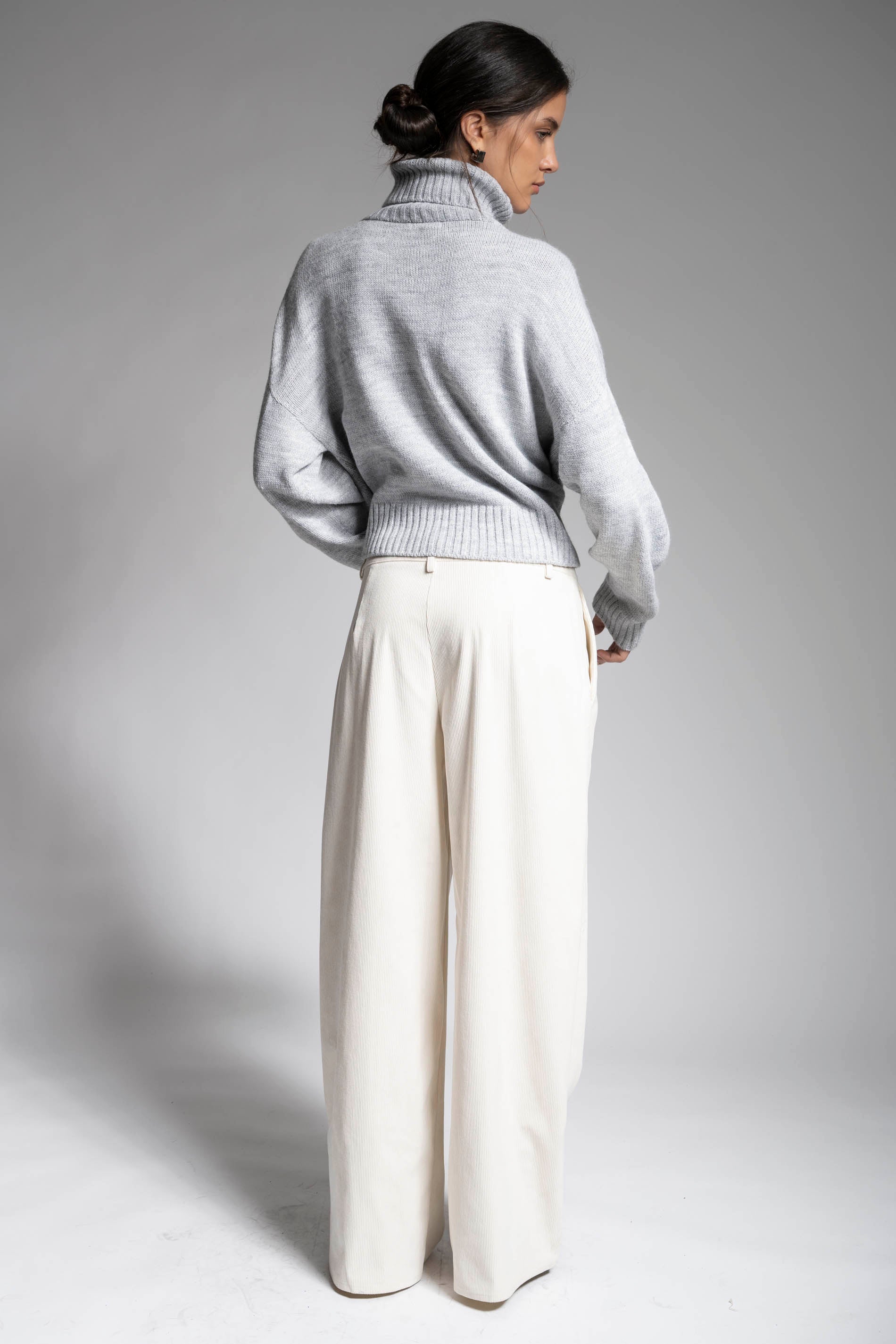 PANTALÓN VELLUTO crudo