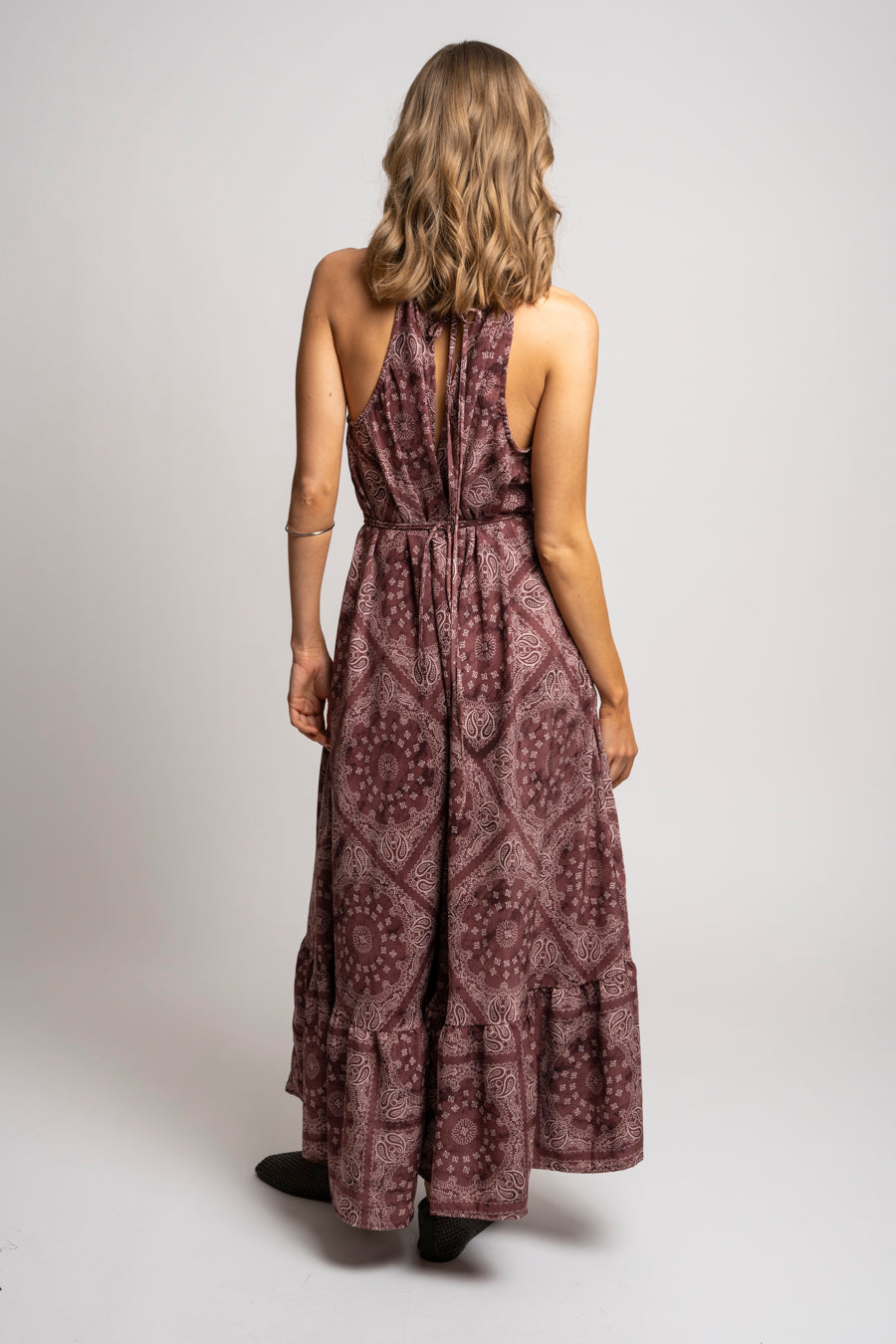 VESTIDO JACINTA burdeo