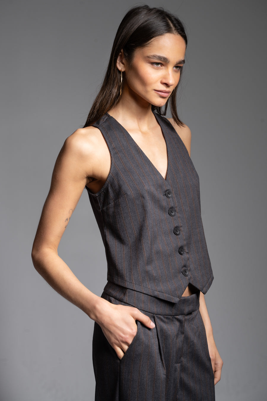VEST RAI gris - S