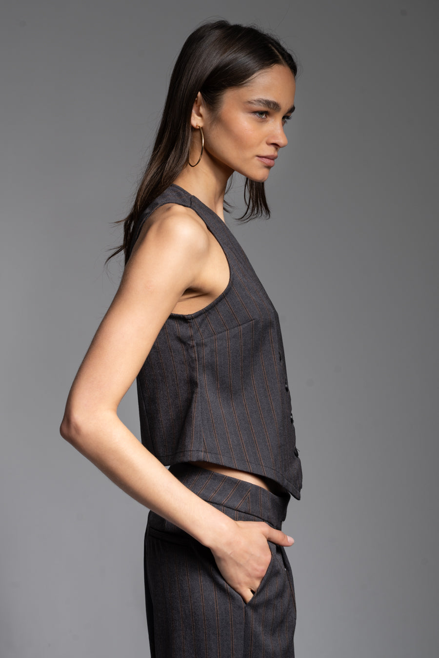 VEST RAI gris