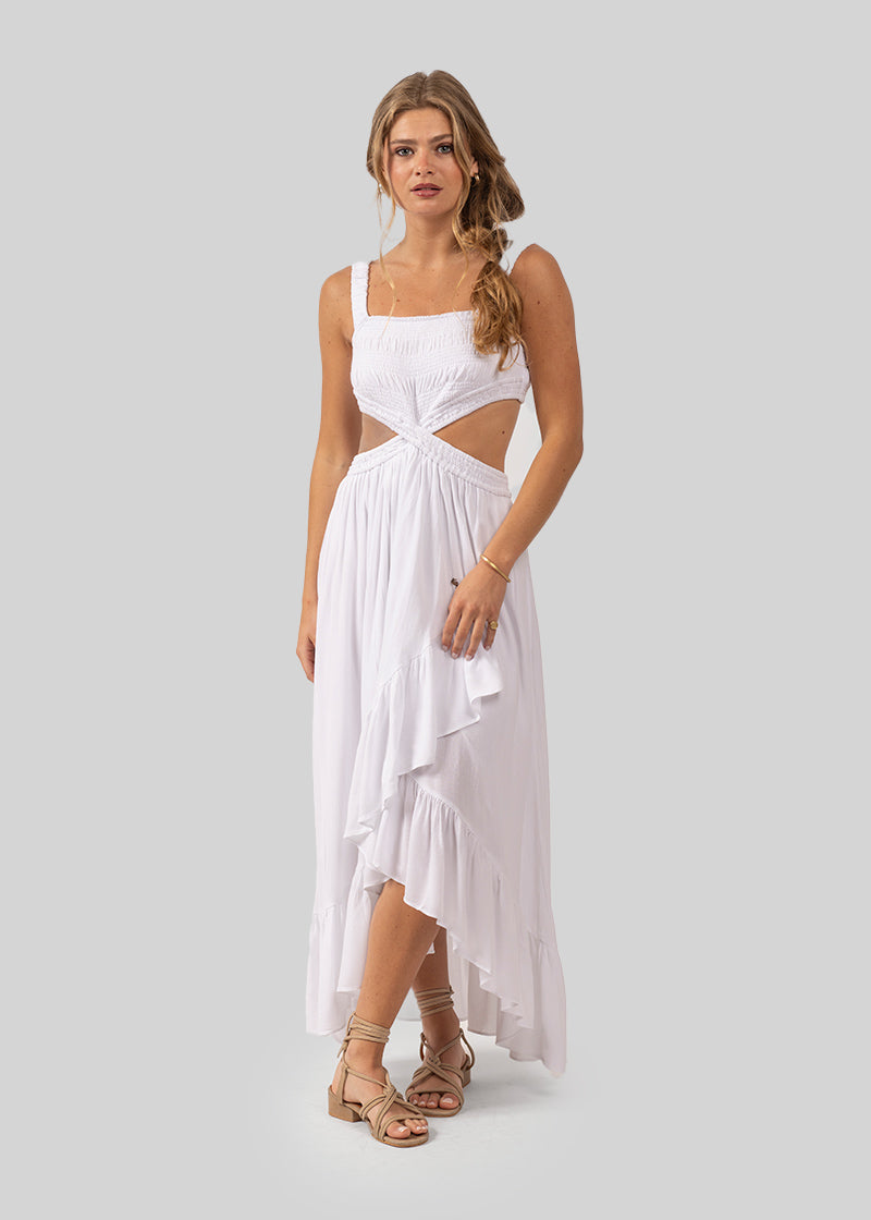 VESTIDO AMPARO blanco