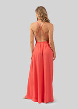 VESTIDO ZIA coral