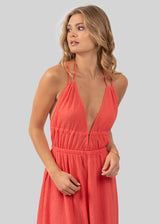 VESTIDO ZIA coral