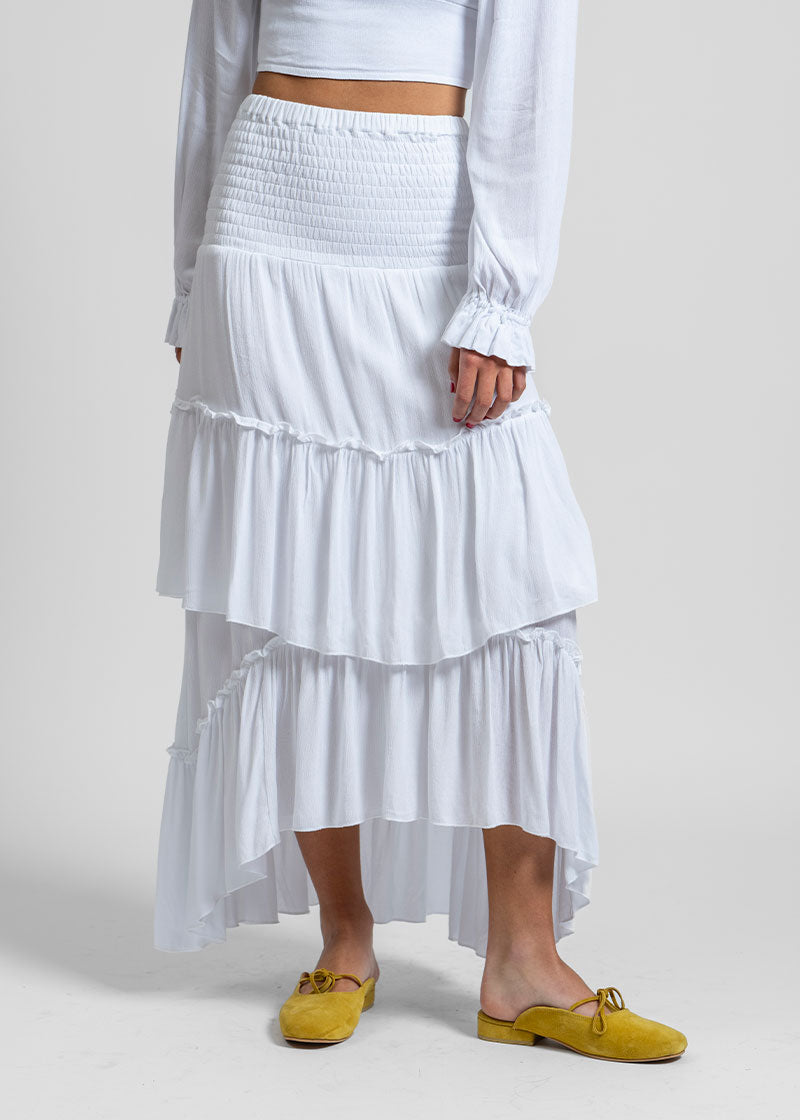 VESTIDO ORA Bambula blanco