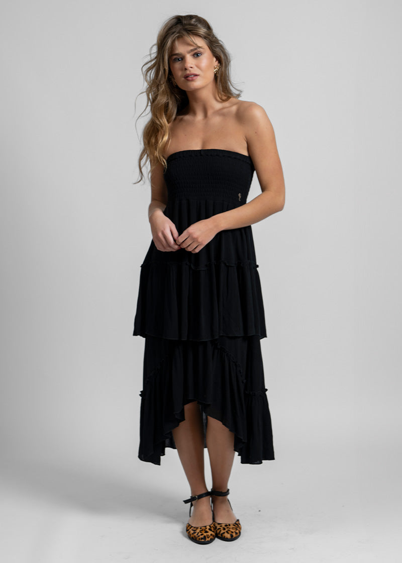 VESTIDO ORA Bambula negro