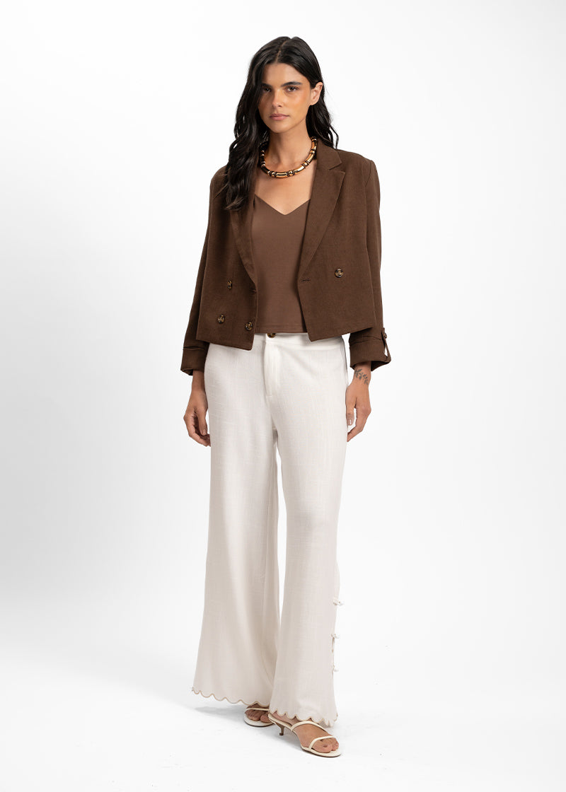 BLAZER HELENA chocolate