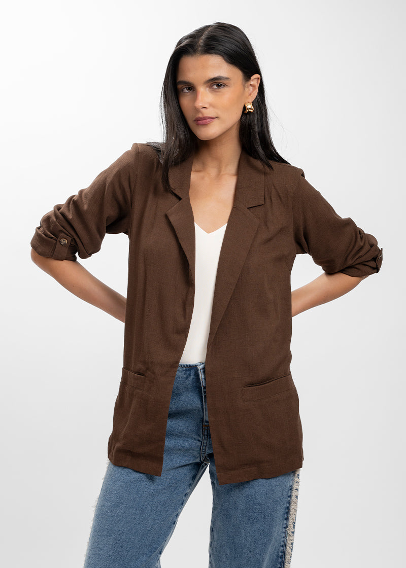 BLAZER JULIETA chocolate